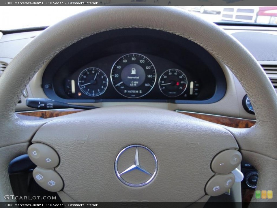 Cashmere Interior Steering Wheel for the 2008 Mercedes-Benz E 350 Sedan #38997042