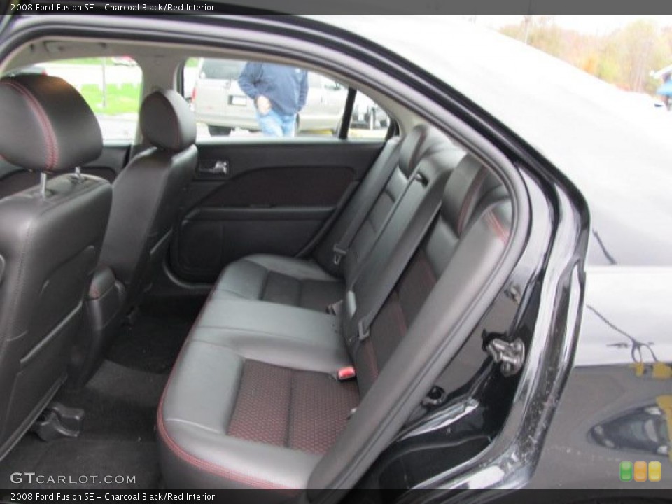 Charcoal Black/Red Interior Photo for the 2008 Ford Fusion SE #38998150