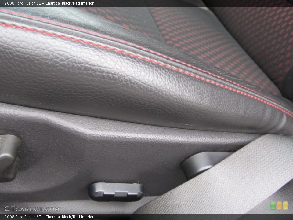 Charcoal Black/Red Interior Photo for the 2008 Ford Fusion SE #38998222