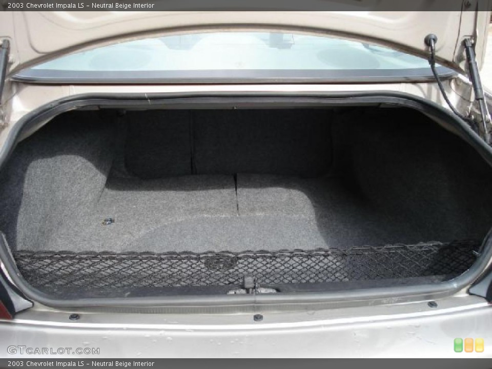 Neutral Beige Interior Trunk for the 2003 Chevrolet Impala LS #38999286