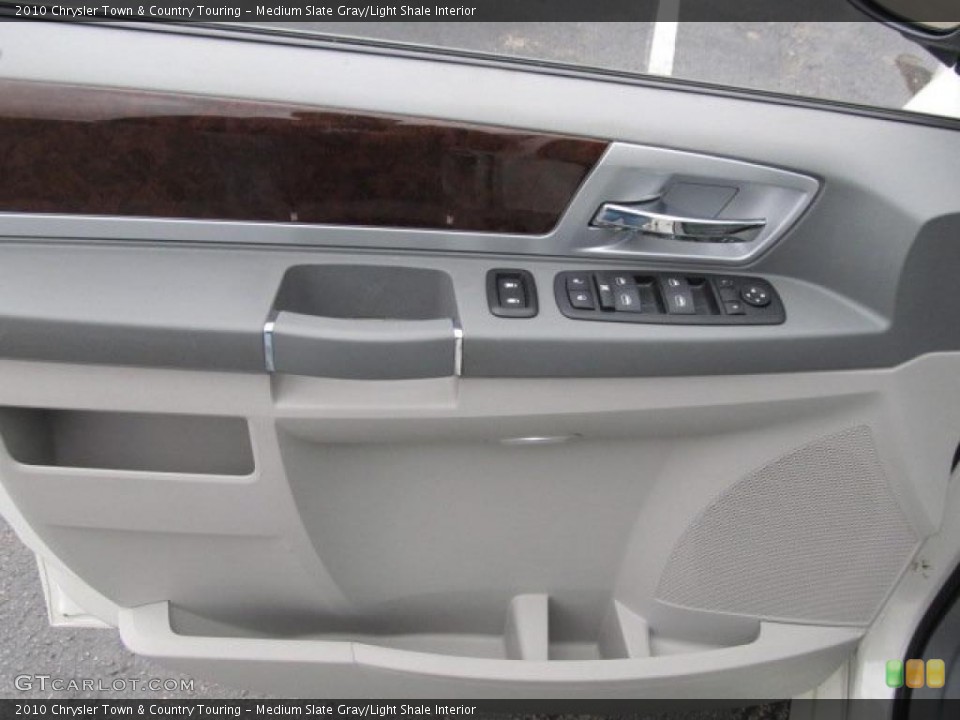 Medium Slate Gray/Light Shale Interior Door Panel for the 2010 Chrysler Town & Country Touring #38999458