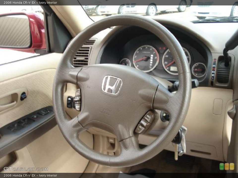 Ivory Interior Steering Wheel for the 2006 Honda CR-V EX #38999806