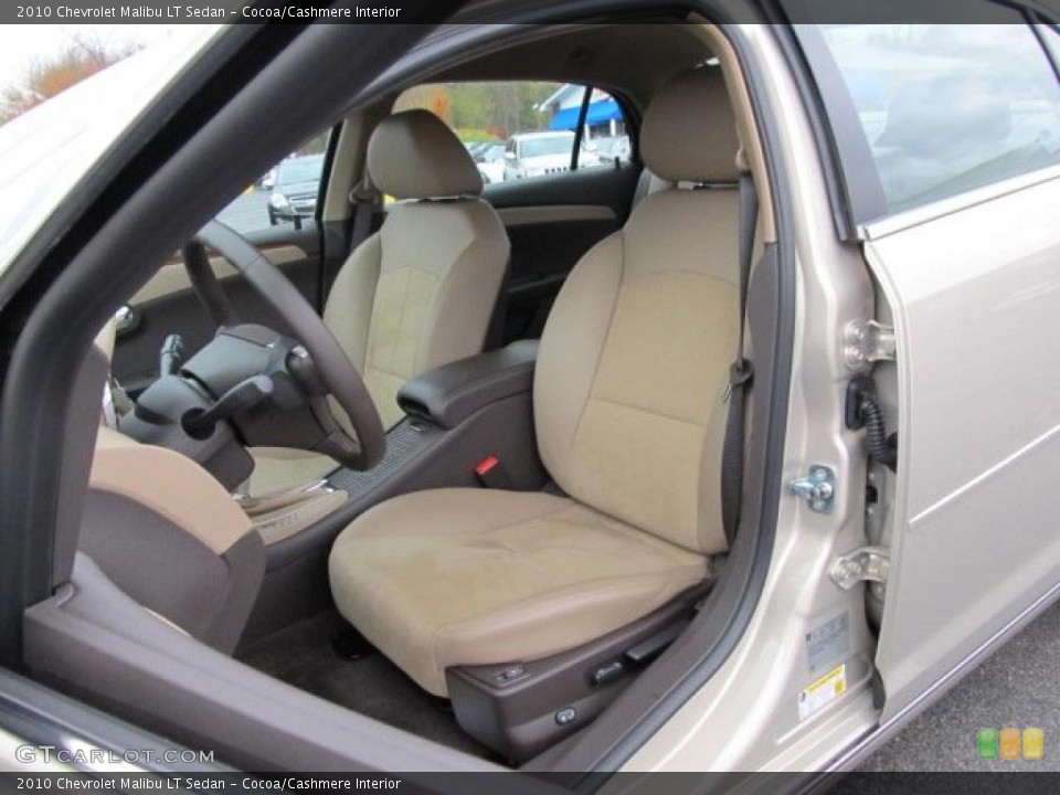 Cocoa/Cashmere Interior Photo for the 2010 Chevrolet Malibu LT Sedan #39000358