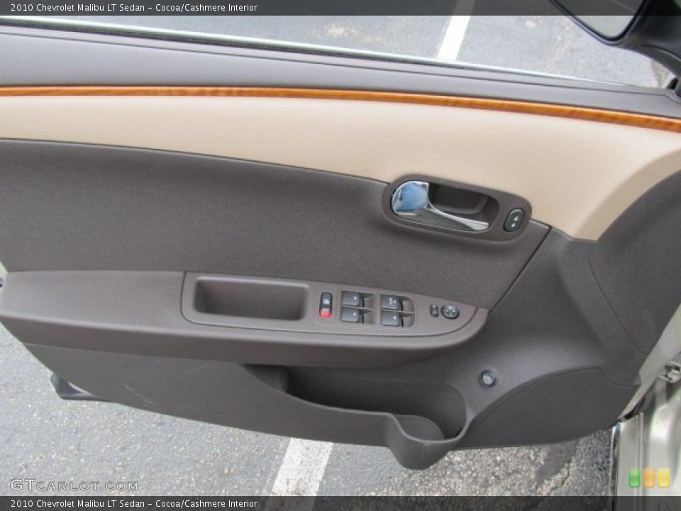 Cocoa/Cashmere Interior Door Panel for the 2010 Chevrolet Malibu LT Sedan #39000374