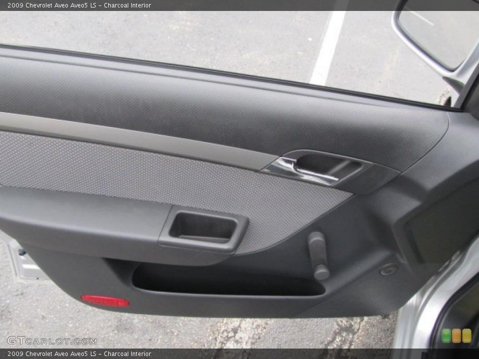 Charcoal Interior Door Panel for the 2009 Chevrolet Aveo Aveo5 LS #39000582