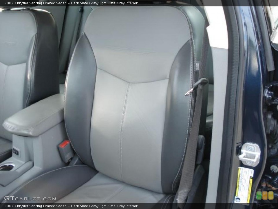 Dark Slate Gray/Light Slate Gray Interior Photo for the 2007 Chrysler Sebring Limited Sedan #39001114
