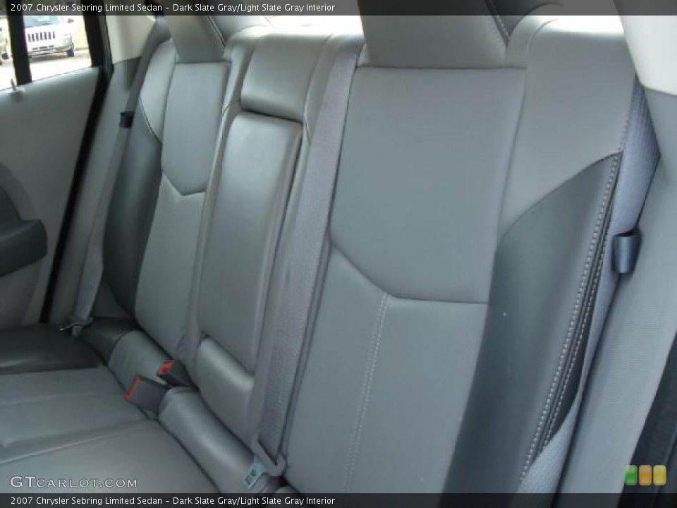 Dark Slate Gray/Light Slate Gray Interior Photo for the 2007 Chrysler Sebring Limited Sedan #39001126