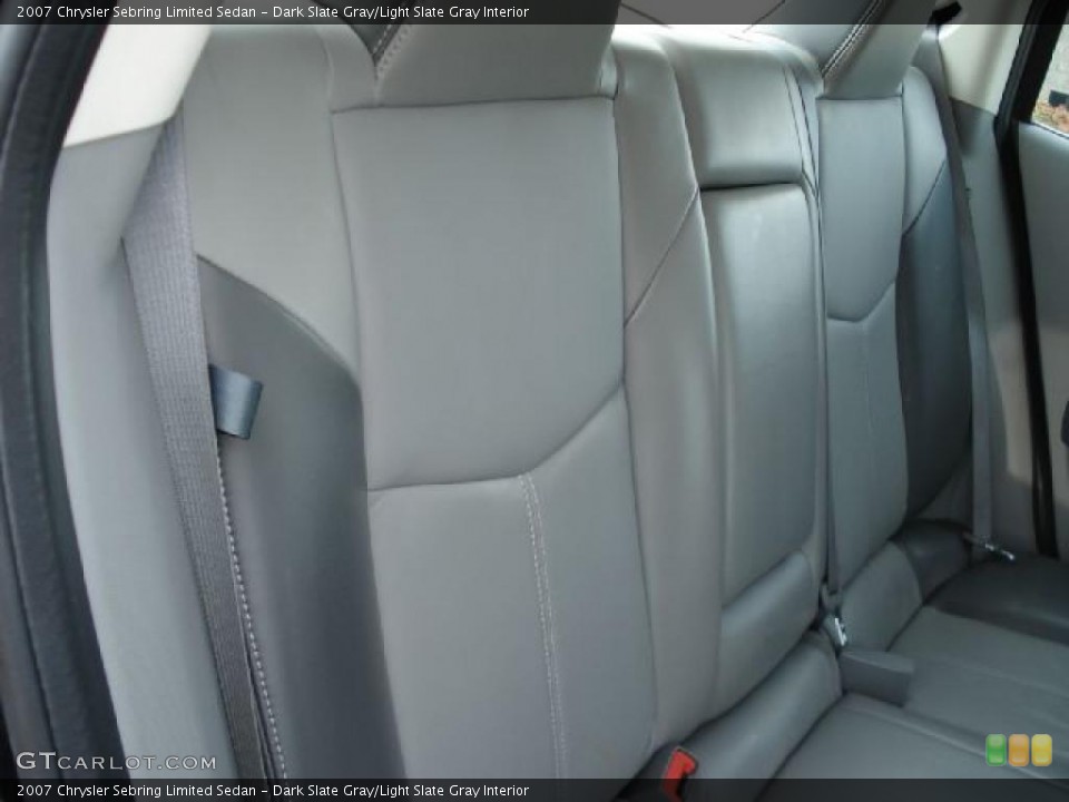 Dark Slate Gray/Light Slate Gray Interior Photo for the 2007 Chrysler Sebring Limited Sedan #39001146