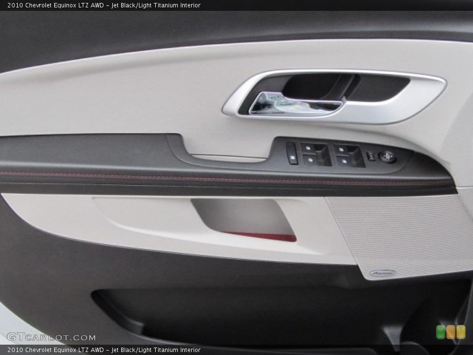 Jet Black/Light Titanium Interior Door Panel for the 2010 Chevrolet Equinox LTZ AWD #39001610