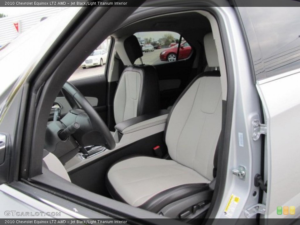 Jet Black/Light Titanium Interior Photo for the 2010 Chevrolet Equinox LTZ AWD #39001626