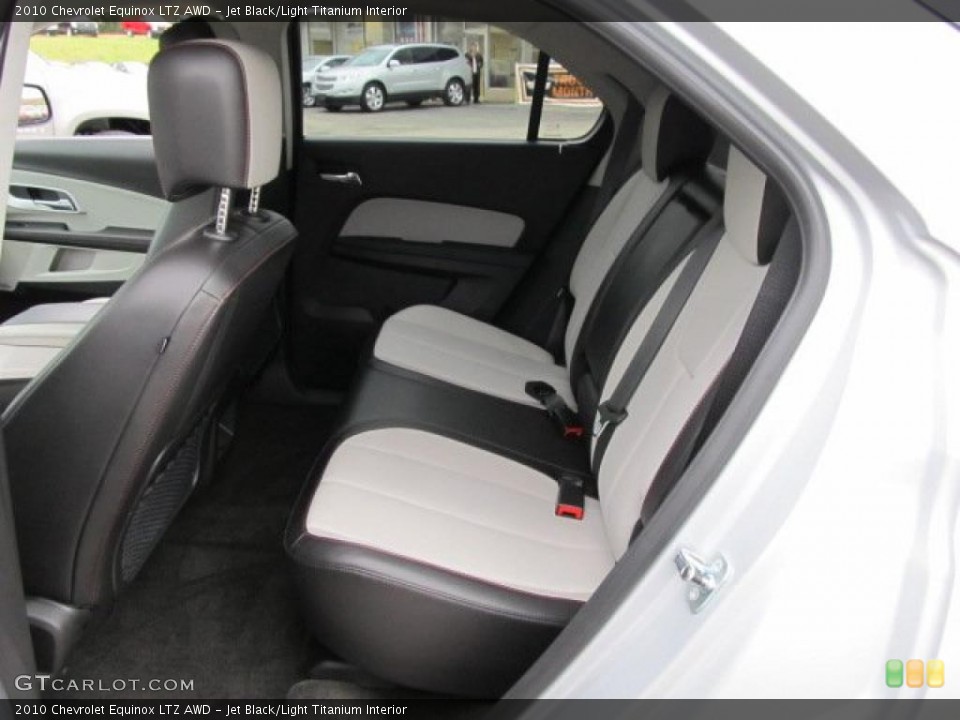 Jet Black/Light Titanium Interior Photo for the 2010 Chevrolet Equinox LTZ AWD #39001726