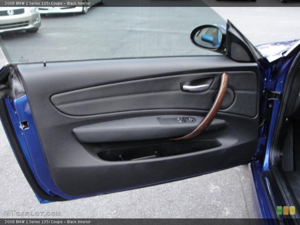 Black Interior Door Panel for the 2008 BMW 1 Series 135i Coupe #39002602