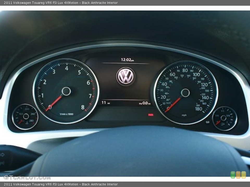 Black Anthracite Interior Gauges for the 2011 Volkswagen Touareg VR6 FSI Lux 4XMotion #39003914