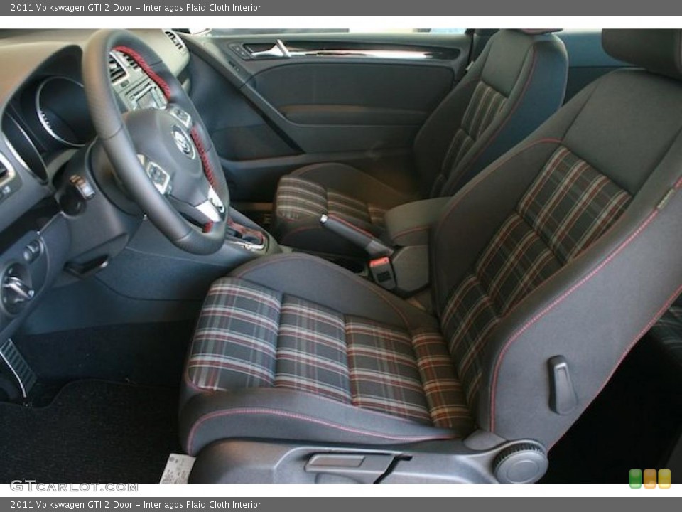Interlagos Plaid Cloth Interior Photo for the 2011 Volkswagen GTI 2 Door #39004586