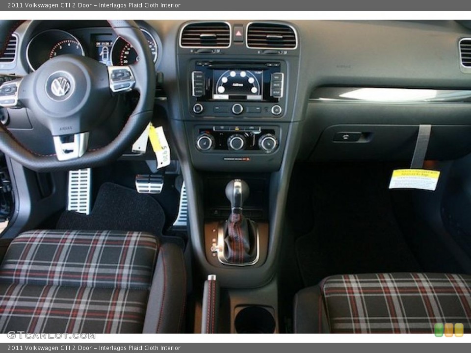 Interlagos Plaid Cloth Interior Dashboard for the 2011 Volkswagen GTI 2 Door #39004594