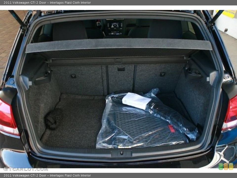 Interlagos Plaid Cloth Interior Trunk for the 2011 Volkswagen GTI 2 Door #39004634
