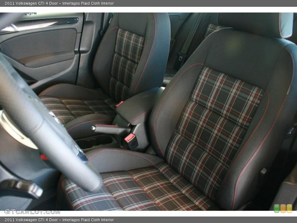 Interlagos Plaid Cloth Interior Photo for the 2011 Volkswagen GTI 4 Door #39004698