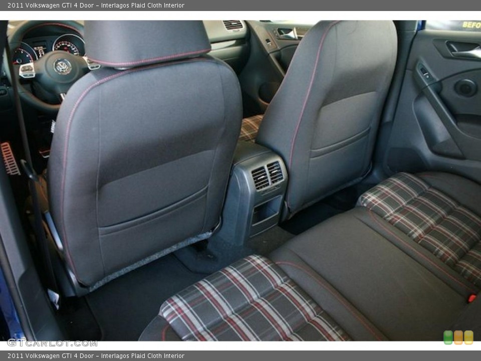 Interlagos Plaid Cloth Interior Photo for the 2011 Volkswagen GTI 4 Door #39004702