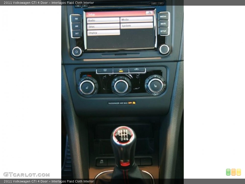 Interlagos Plaid Cloth Interior Transmission for the 2011 Volkswagen GTI 4 Door #39004706