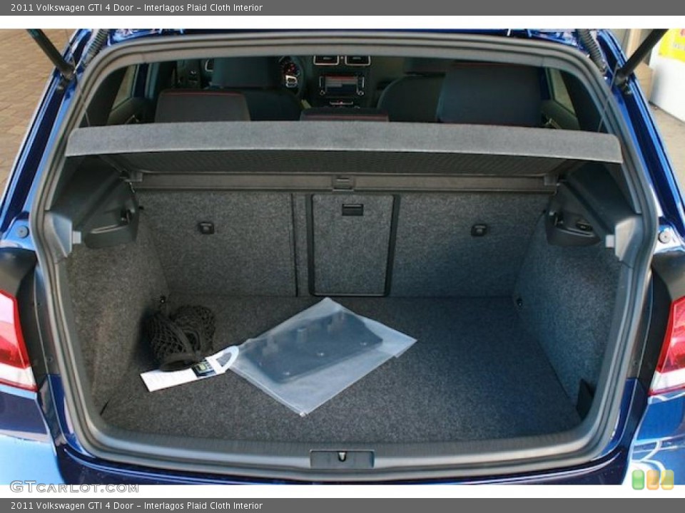 Interlagos Plaid Cloth Interior Trunk for the 2011 Volkswagen GTI 4 Door #39004714