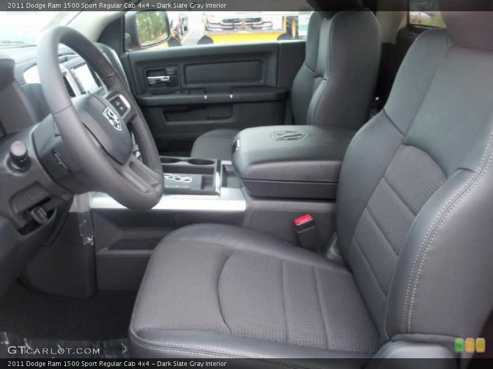 Dark Slate Gray Interior Photo for the 2011 Dodge Ram 1500 Sport Regular Cab 4x4 #39006731