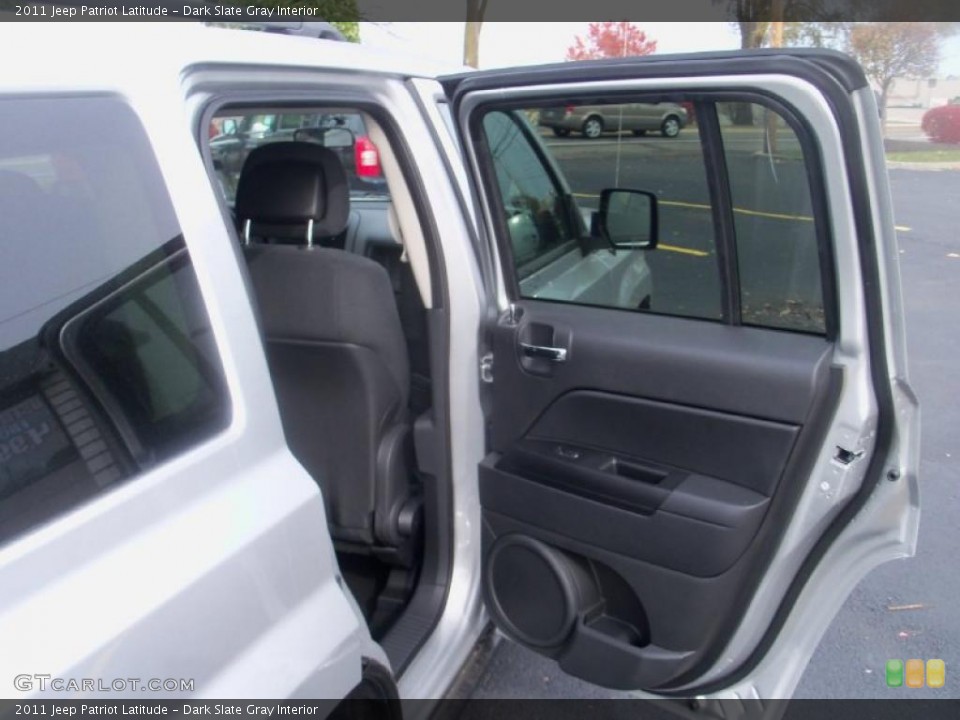 Dark Slate Gray Interior Door Panel for the 2011 Jeep Patriot Latitude #39007707