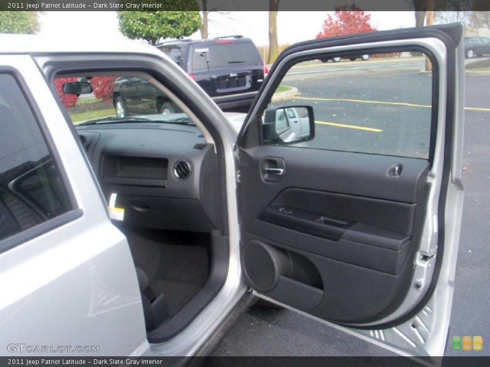 Dark Slate Gray Interior Door Panel for the 2011 Jeep Patriot Latitude #39007743