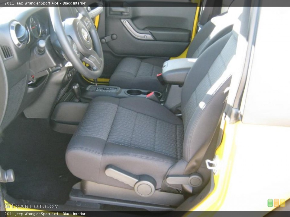 Black Interior Photo for the 2011 Jeep Wrangler Sport 4x4 #39011059