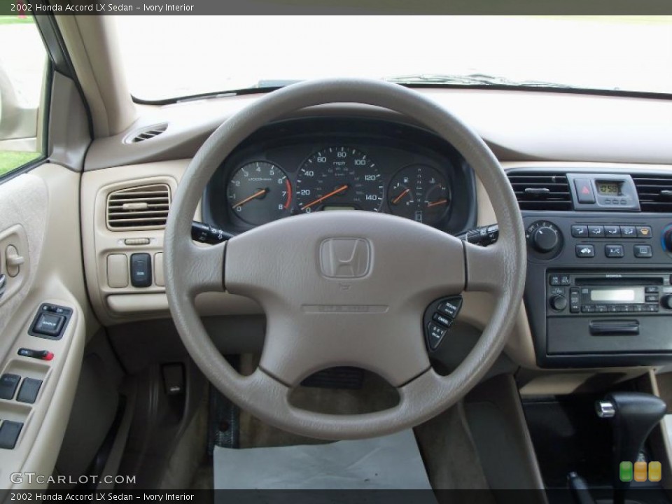Ivory Interior Dashboard for the 2002 Honda Accord LX Sedan #39011087