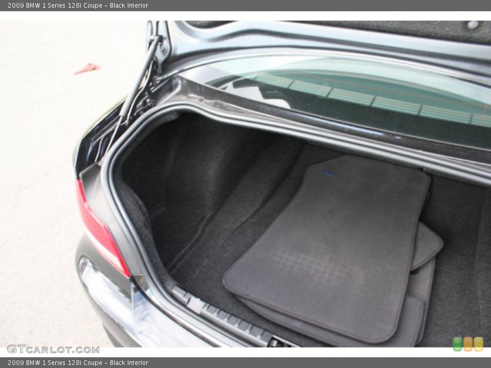 Black Interior Trunk for the 2009 BMW 1 Series 128i Coupe #39012343