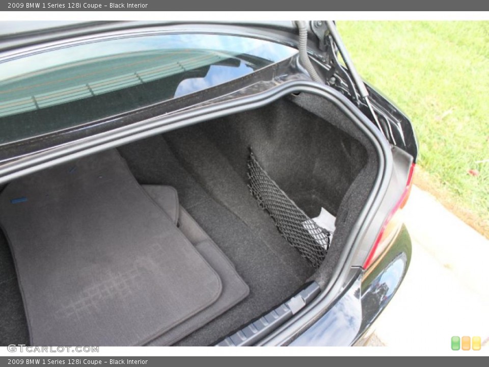 Black Interior Trunk for the 2009 BMW 1 Series 128i Coupe #39012359