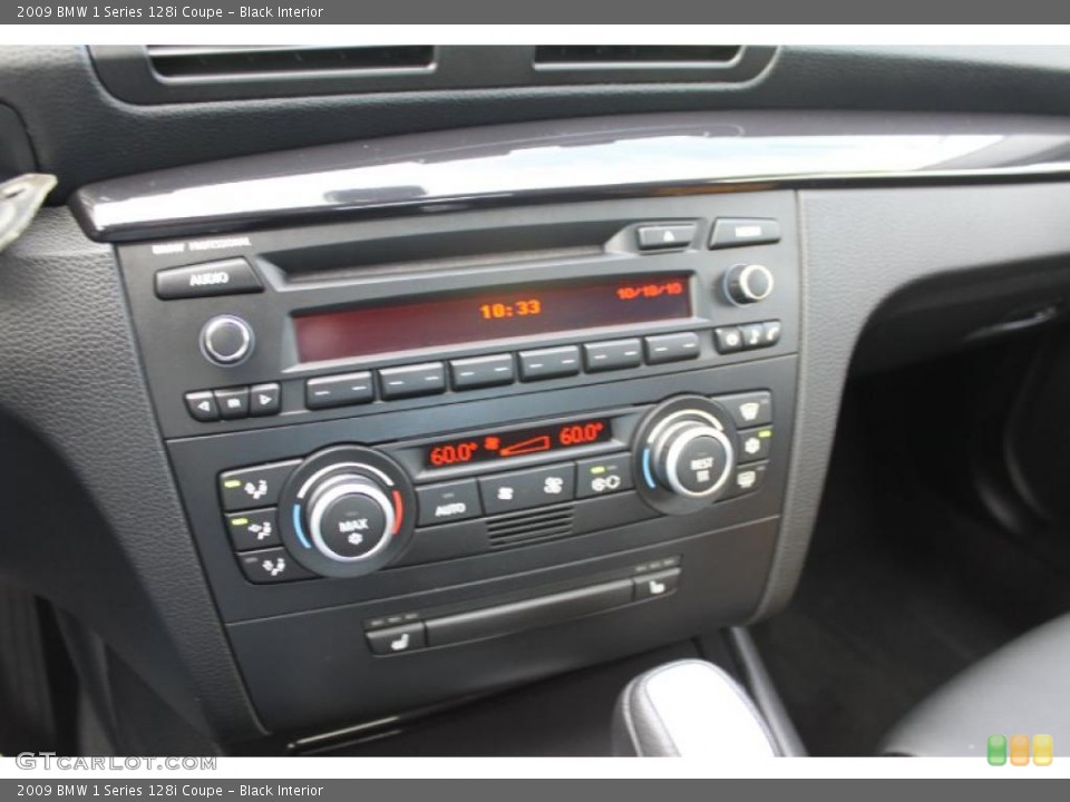 Black Interior Controls for the 2009 BMW 1 Series 128i Coupe #39012539