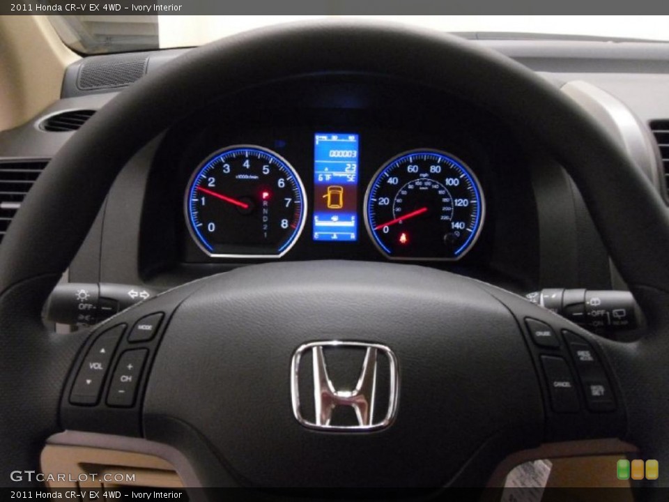 Ivory Interior Steering Wheel for the 2011 Honda CR-V EX 4WD #39012683
