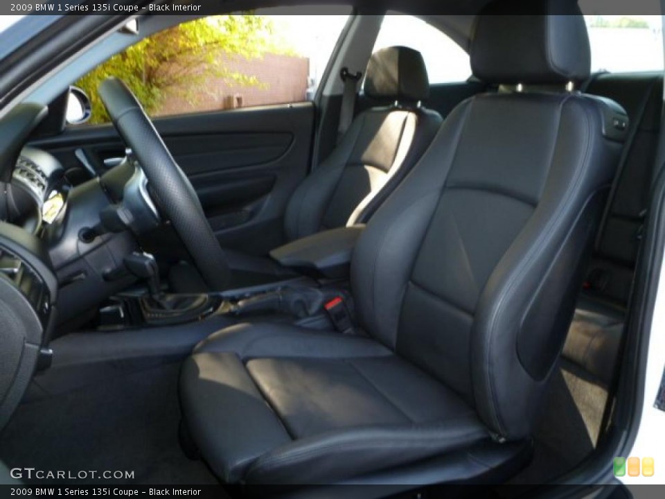 Black Interior Photo for the 2009 BMW 1 Series 135i Coupe #39013175
