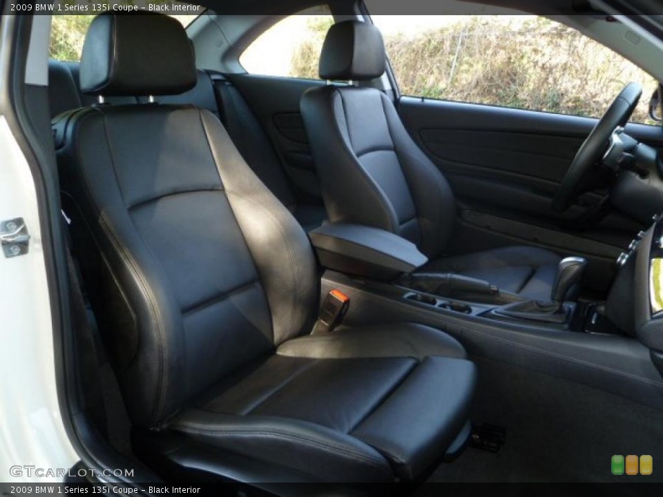Black Interior Photo for the 2009 BMW 1 Series 135i Coupe #39013319