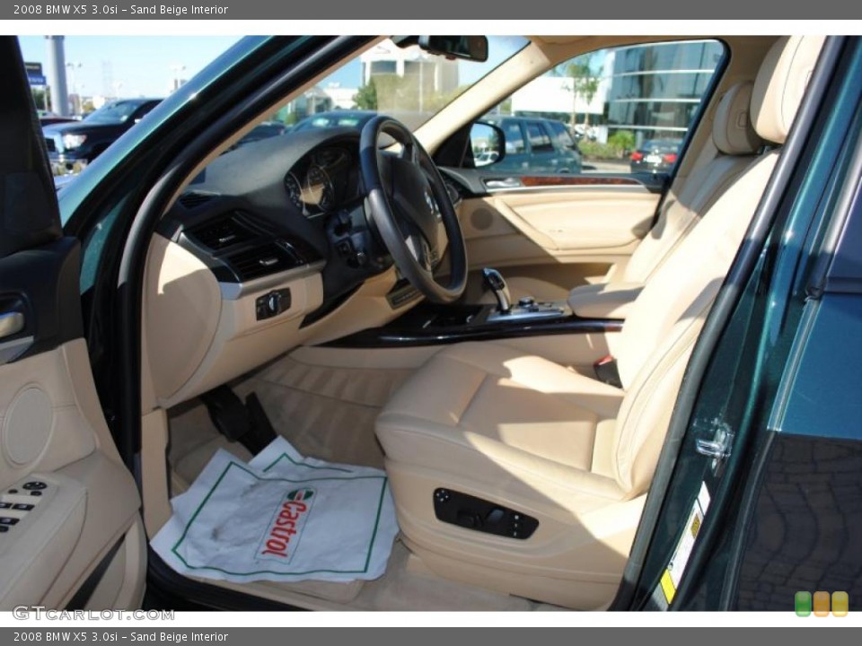 Sand Beige Interior Photo for the 2008 BMW X5 3.0si #39014271