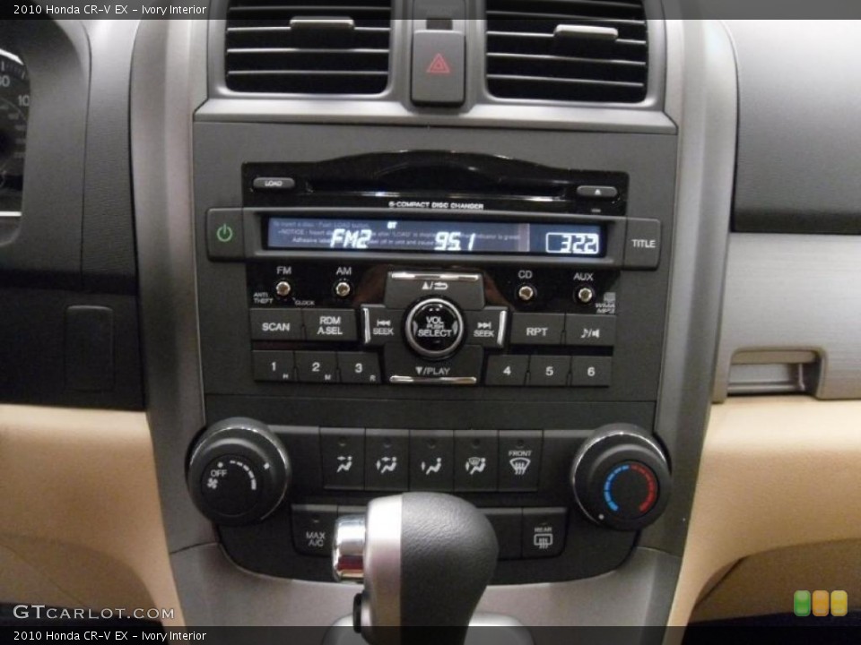 Ivory Interior Controls for the 2010 Honda CR-V EX #39014567