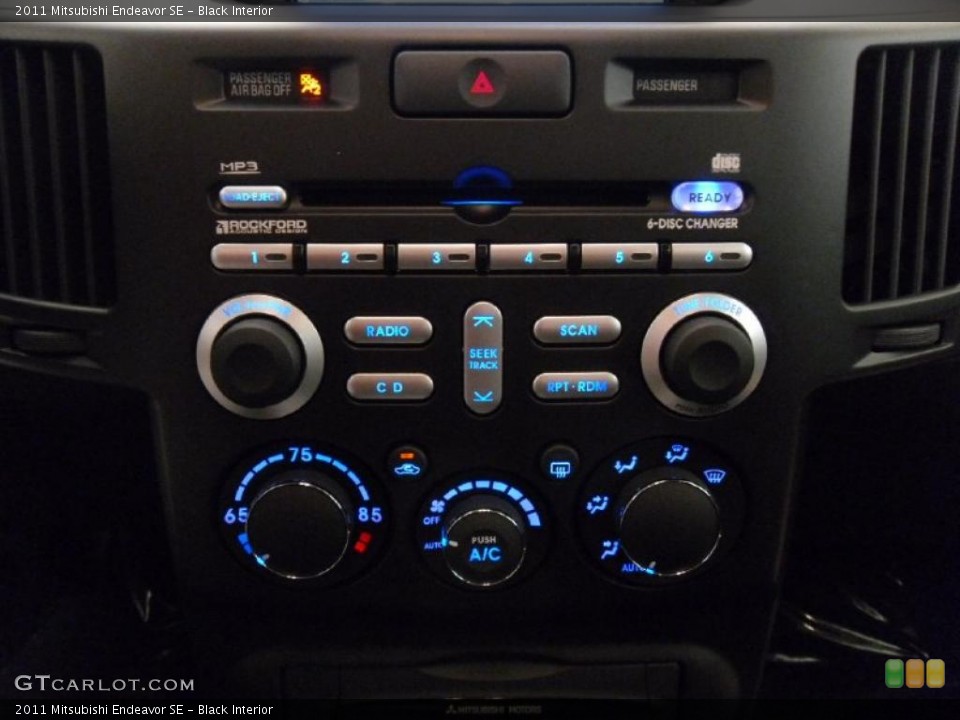 Black Interior Controls for the 2011 Mitsubishi Endeavor SE #39015115