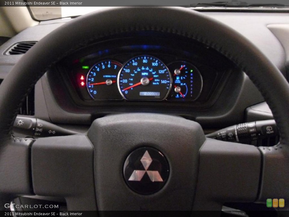 Black Interior Steering Wheel for the 2011 Mitsubishi Endeavor SE #39015131