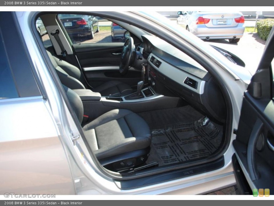 Black Interior Photo for the 2008 BMW 3 Series 335i Sedan #39016155