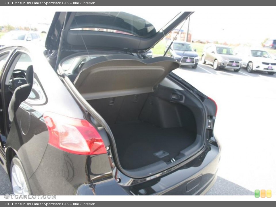 Black Interior Trunk for the 2011 Mitsubishi Lancer Sportback GTS #39016647
