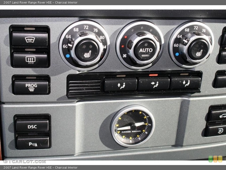 Charcoal Interior Controls for the 2007 Land Rover Range Rover HSE #39017443
