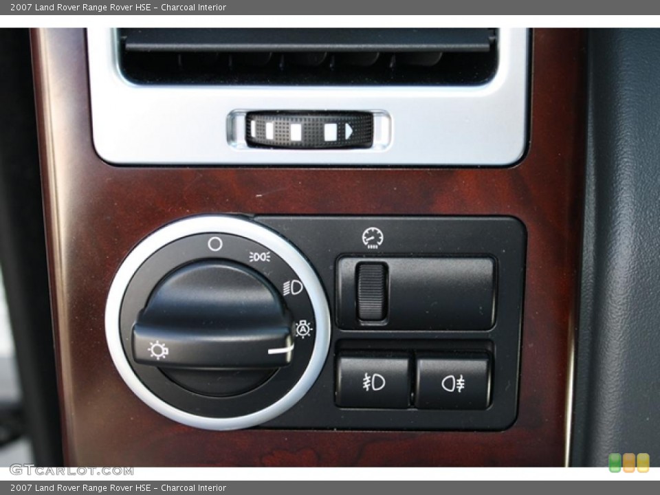 Charcoal Interior Controls for the 2007 Land Rover Range Rover HSE #39017547