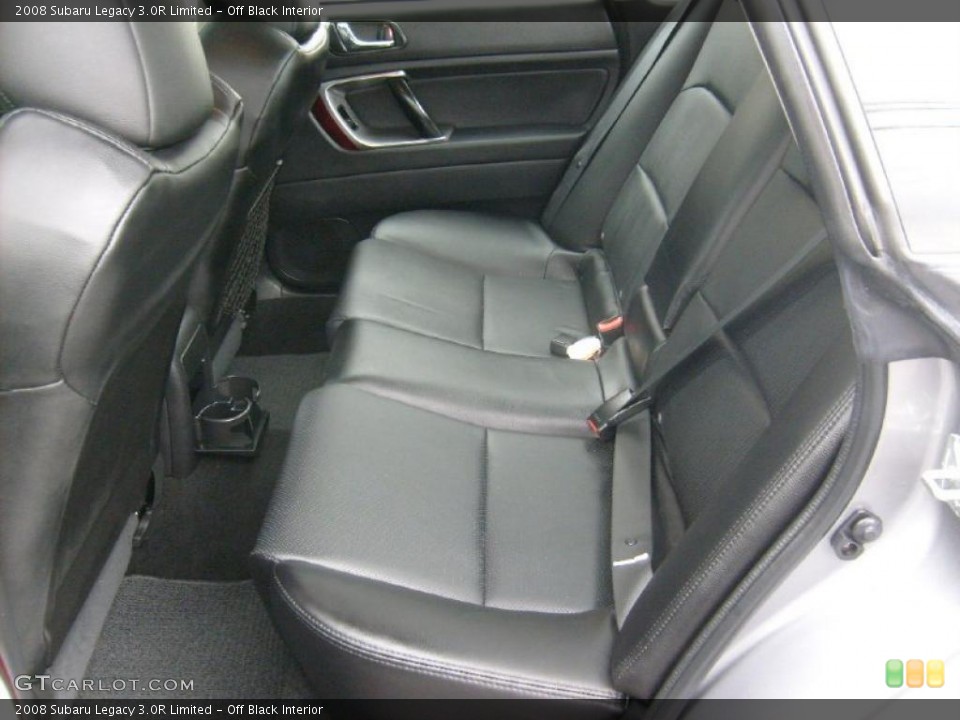 Off Black Interior Photo for the 2008 Subaru Legacy 3.0R Limited #39018131
