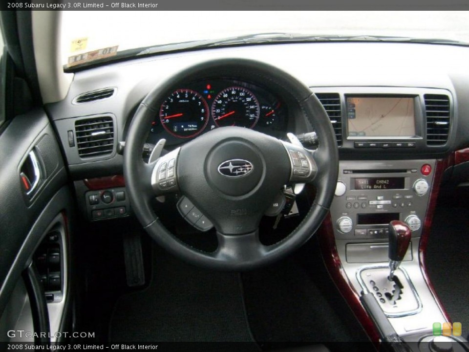 Off Black Interior Steering Wheel for the 2008 Subaru Legacy 3.0R Limited #39018147
