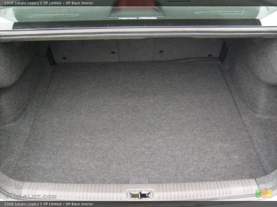 Off Black Interior Trunk for the 2008 Subaru Legacy 3.0R Limited #39018159