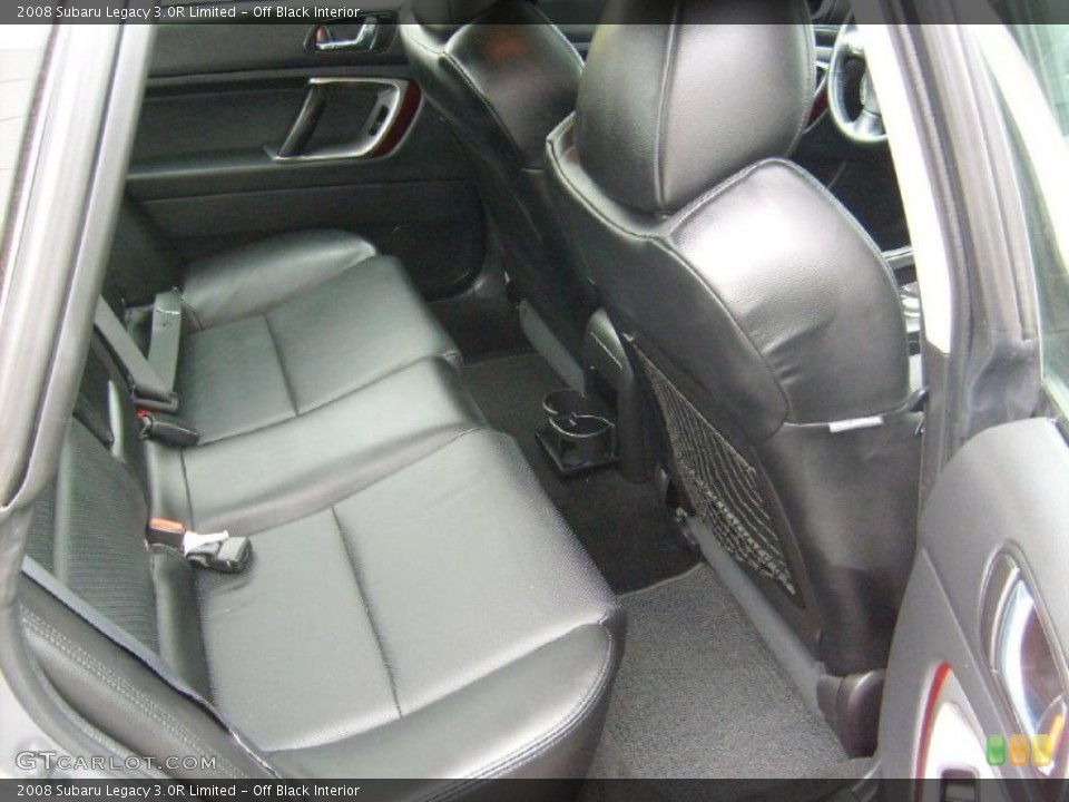 Off Black Interior Photo for the 2008 Subaru Legacy 3.0R Limited #39018171