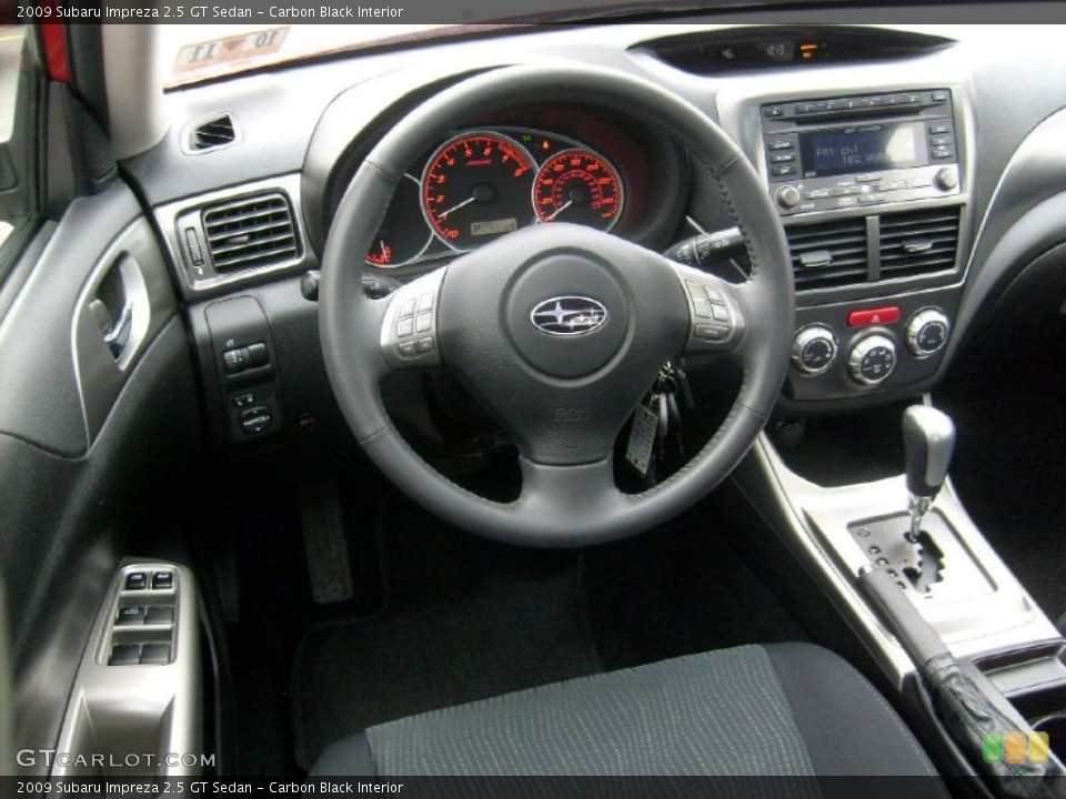 Carbon Black Interior Steering Wheel for the 2009 Subaru Impreza 2.5 GT Sedan #39018419