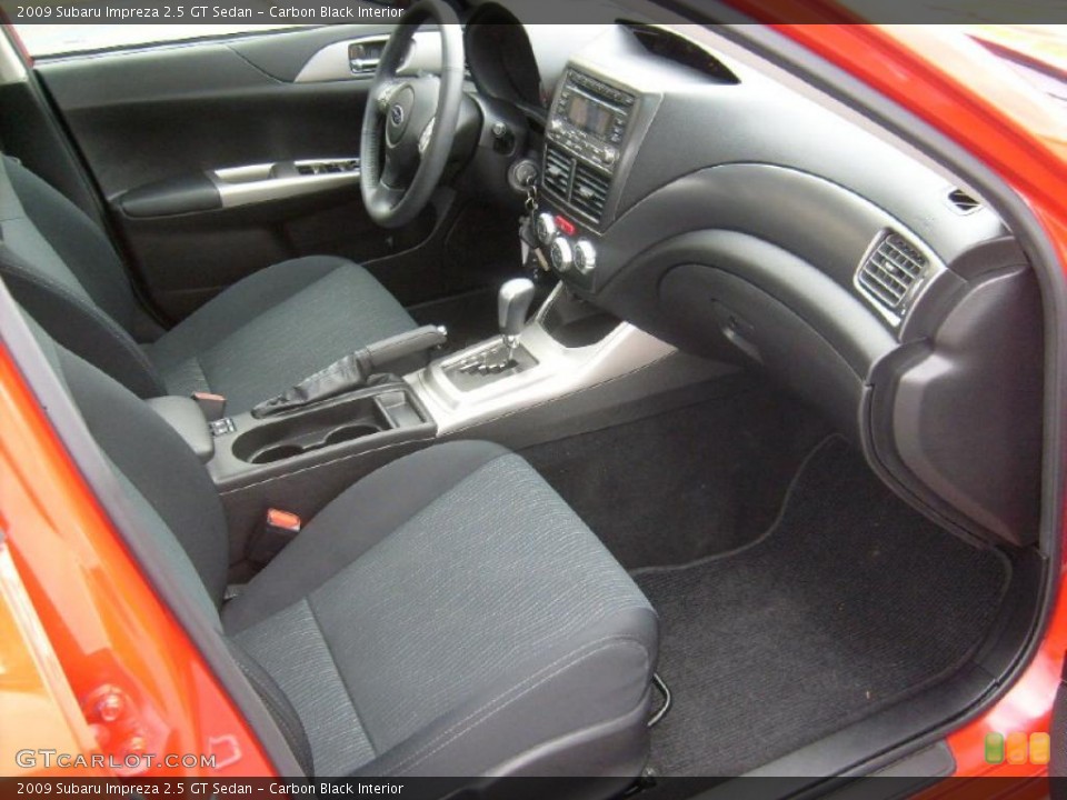 Carbon Black Interior Photo for the 2009 Subaru Impreza 2.5 GT Sedan #39018463