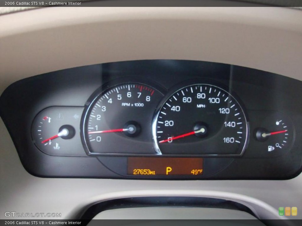 Cashmere Interior Gauges for the 2006 Cadillac STS V8 #39019259